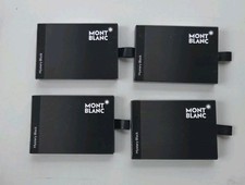 4 MontBlanc Fountain Pen Ink Cartridges Refills Mystery Black 8 in 3 out of 4
