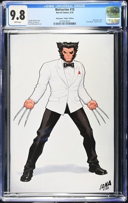 Wolverine #18 - David Nakayama 1:50 Retailer Incentive Virgin Edition - CGC 9.8