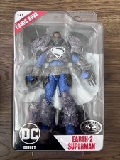 DC Direct EARTH-2 Superman McFarlane Platinum 7in Ghosts of Krypton Page Puncher
