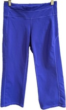 Athleta Women’s Leggings Purple Capri Small S Yoga Pilates Stretch Athleisure