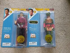 Mego Star Trek Original Gorn & Spock 8" Action