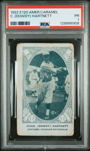 Chas. Dowdy Hartnett 1922 E120 American Caramel card