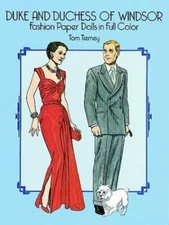 Duke and Duchess of Windsor Fashion Paper Dolls in Full Color - ACCEPTABLE
