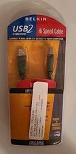 Belkin USB 2 Hi-Speed Cable 6' A to B Plug F3U133-06