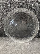 Beautiful Ice Look Glass Serving Platter - Spirale Spiral  Gateau / Dessert
