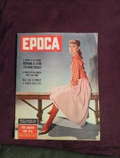 Rivista Anni 50 60 Epoca 1955 Audrey Hepburn Copertina Cover