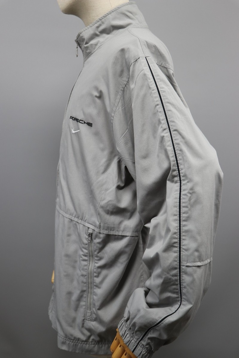 NIKE PORSCHE Betriebssport Vintage 90's Gray Swoosh Windbreaker