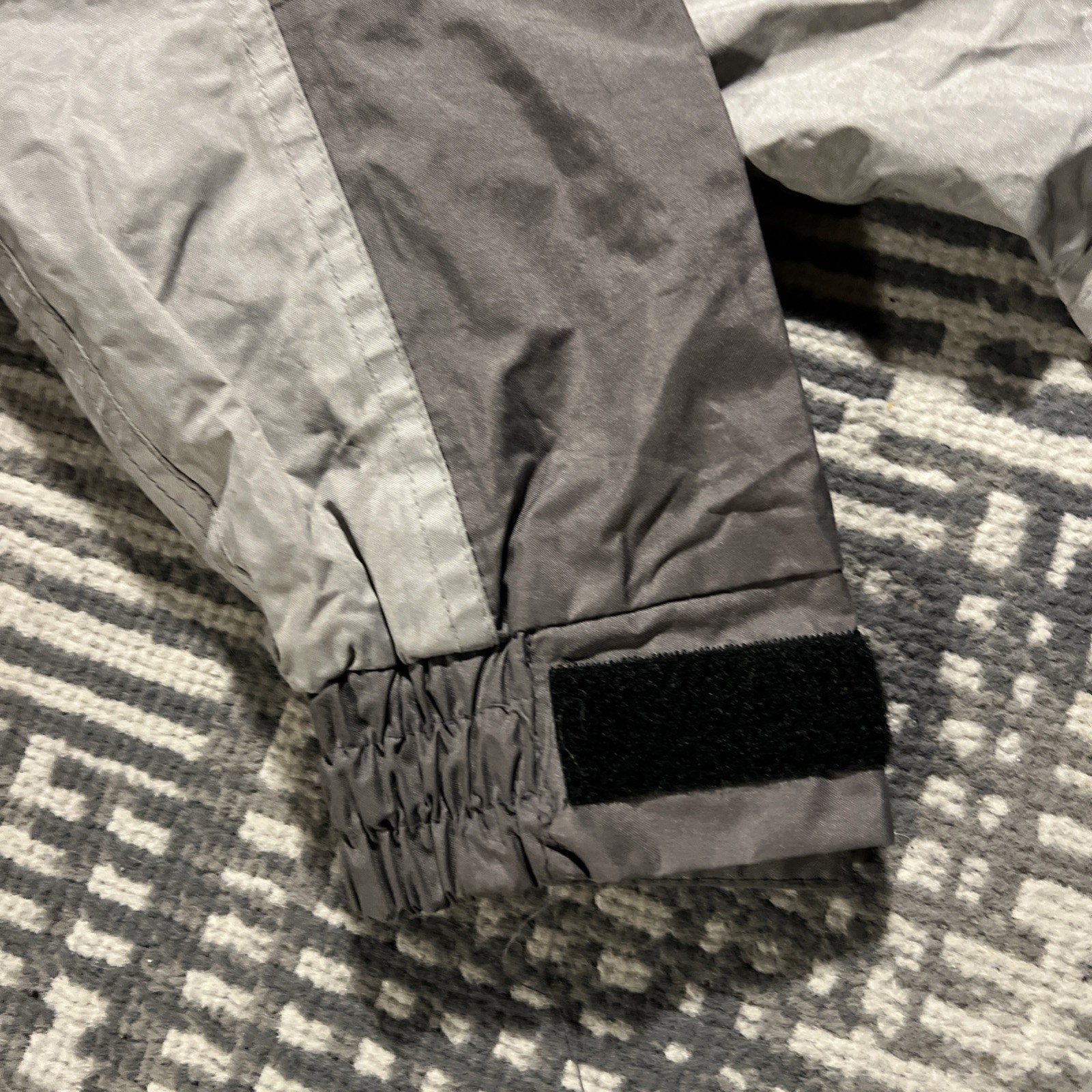 Harley Davidson Rain Gear 2 Piece Jacket Pants Small Grey Orange Hi-Vis *READ*