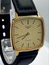 LONGINES Square Tank Watch Gold