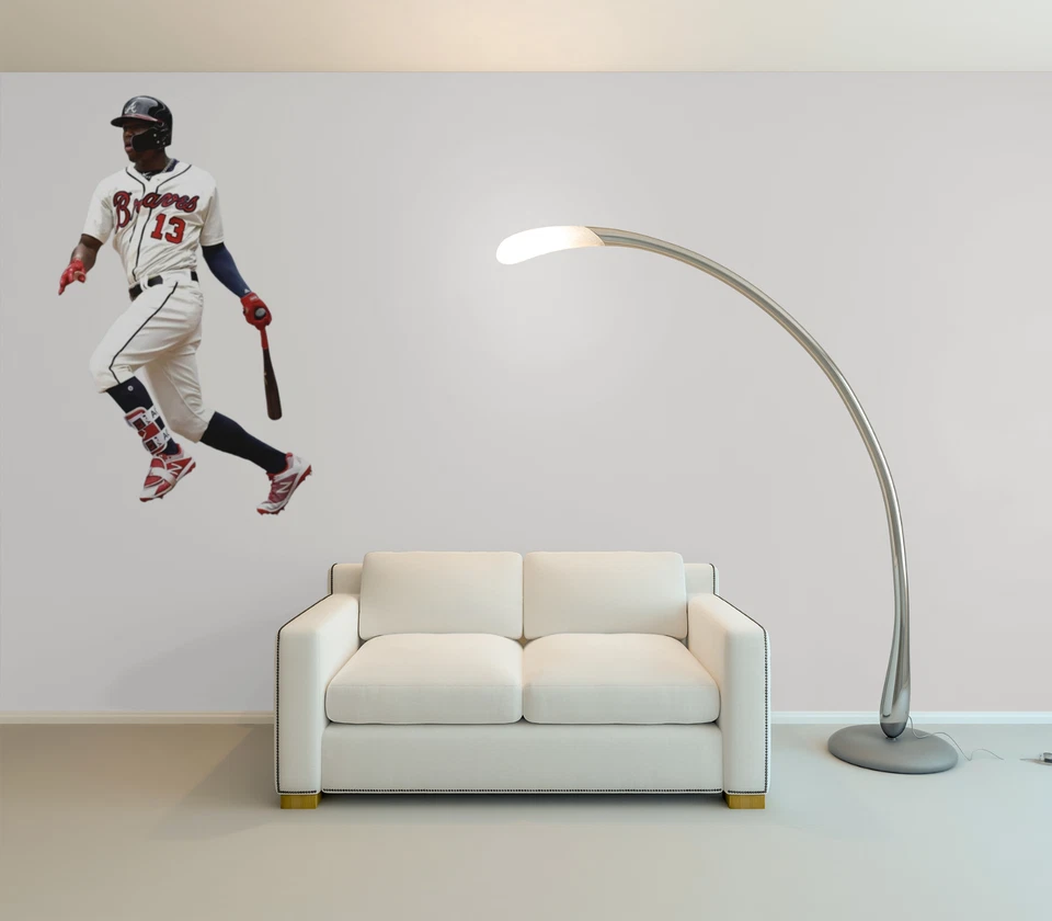 Ronald Acuña Jr. Atlanta Braves MLB Removable/Reusable Wall Vinyl Die Cut Decal - Image 2 of 4