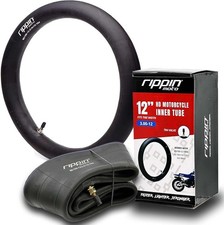 3.00-12 80/100-12 12" Heavy Duty Inner Tube 3mm Thick with TR4 Valve - Fi...
