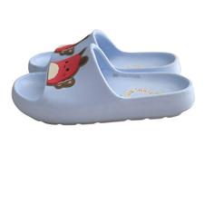 Squishmallows Girls Size 13/1 Blue Butterfly Slides