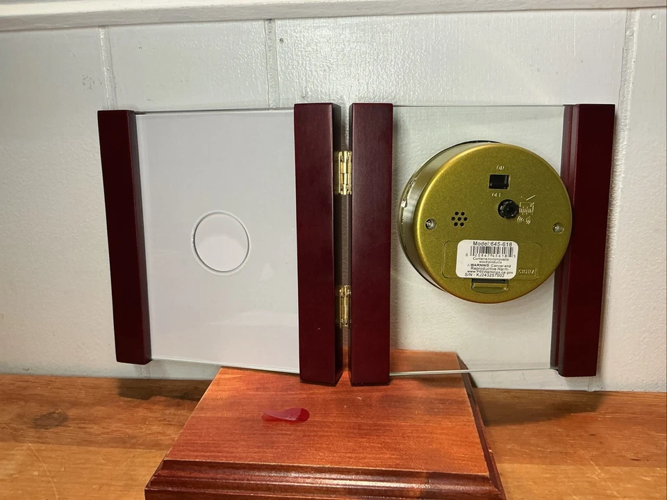 Howard Miller 645-618 Alex Picture Frame Table/Desk Clock, NEW, OPEN BOX, TESTED - Image 4 of 4