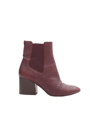 Salvatore Ferragamo Damen Stiefel UK 4,5 Rot 100% Sonstige Chelsea