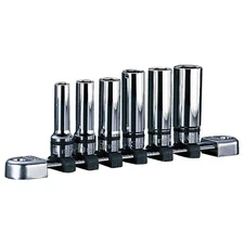 Kyoto Machinery Tools KTC Nepros 9.5mm 3/8 inch Deep Socket Set of 6 NTB3L06A