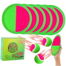 Outside Toys for Kids Ages 4-8 - Toss and Catch Ball Set, Kids Outdoor Green