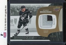 2017-18 Upper Deck Rookie Materials Patch #RMJB Jonny Brodzinski 13/25