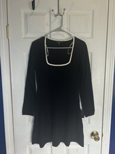 NWT Lulus Women’s Black Long Sleeve Midi Dress Size Medium