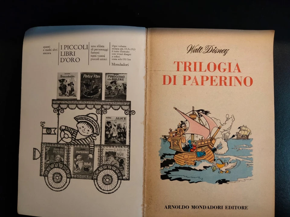TRILOGIA DI PAPERINO CLASSICI Walt Disney -1^ edizione 15 luglio 1964 -  - Immagine 4 di 4