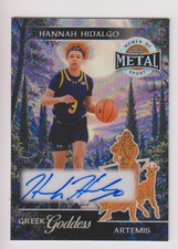 2026 Leaf Metal Women of Sport HANNAH HIDALGO Notre Dame Greek Goddess AUTO 1/1