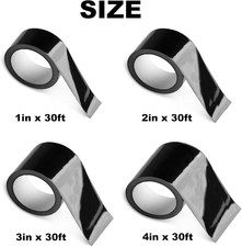 Gloss Black Vinyl Wrap, Cars Vinyl Film Tapes Kit for Blackout Chrome Delete ...