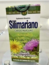 SILIMARIANO Cardo Mariano 60 Tablets (Silybum marianum) Nutritional Supplement
