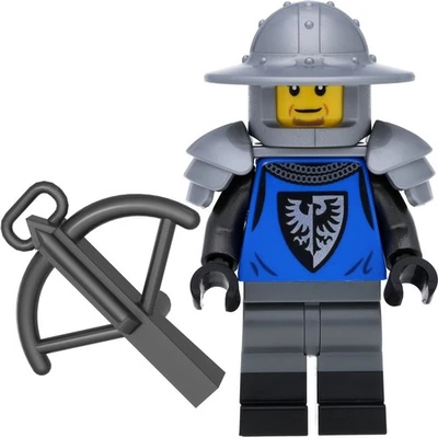 LEGO Castle Minifigur Falkenritter / Mountain Fortress Black Falcon Soldier #104