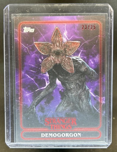 2025 Topps Stranger Things Demogorgon Purple #/25