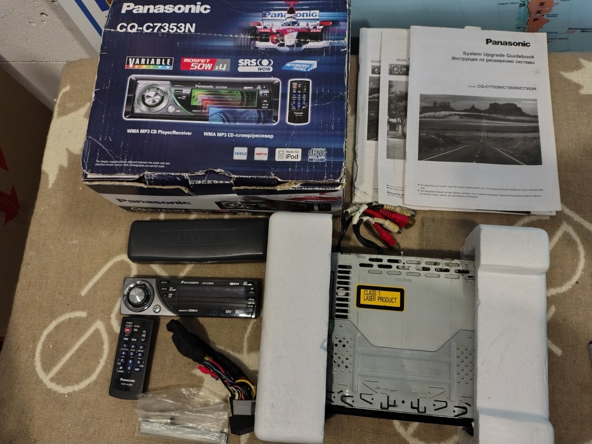 PANASONIC CQ-C7353N Car Stereo Mobile Media Station Fully Working