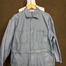 Vintage Walls MasterMade Herringbone Coveralls XL Workwear YKK Zip USA