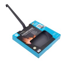 GRÄWE Beschichtete Eisenpfanne hoch Schmiedeeiserne Pfanne Antihaft Beschichtung