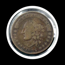 HT-44 1837 Hard Times Token - Millions for Defense - Not One Cent (57843)