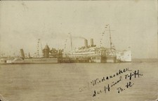 Foto Ak New York City USA, Dampfer SS Hamburg, HAPAG - 5011878
