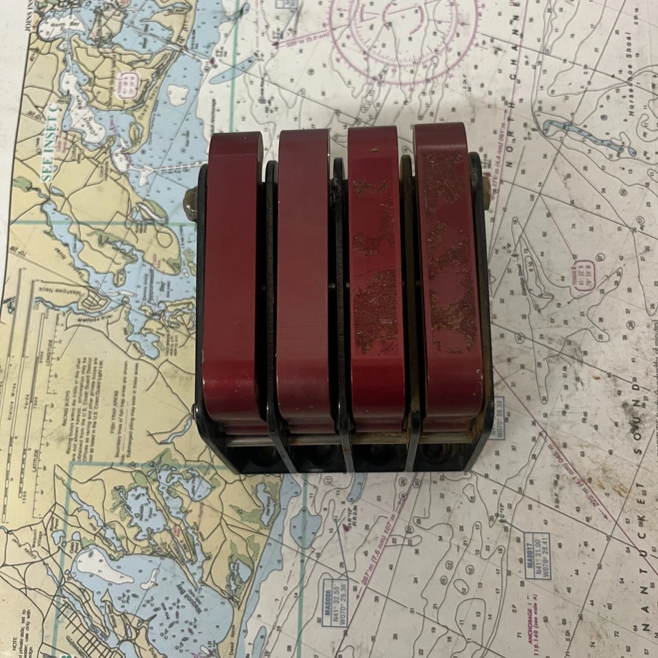 Embrague de cuerda cuádruple de aluminio grande Schaefer tipo 2 7/16" línea máxima Foto 2 de 4