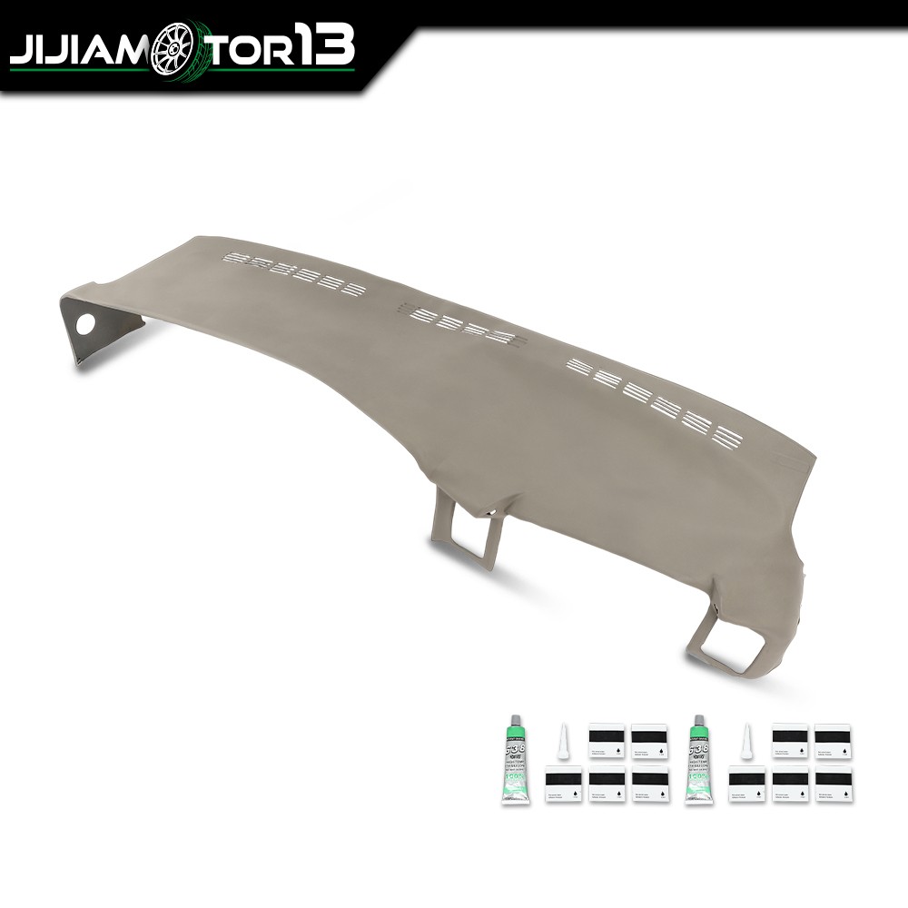 Fits 1999-2006 Silverado Sierra Soft TPE Dash Board Cover Dashboard Overlay Gray