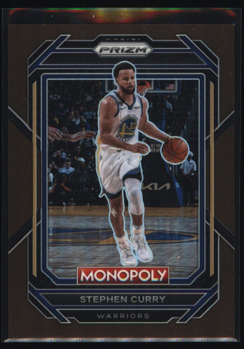 2022-23 Panini Prizm Monopoly #28 Stephen Curry Brown #/249 Warriors