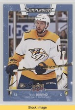 2017-18 Upper Deck Compendium Blue Nick Bonino #722 READ kr0