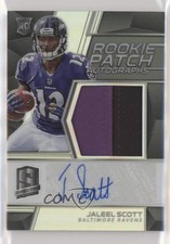 2018 Panini Spectra Rookie Patch Auto 88/99 Jaleel Scott #236 Patch Auto 5w7