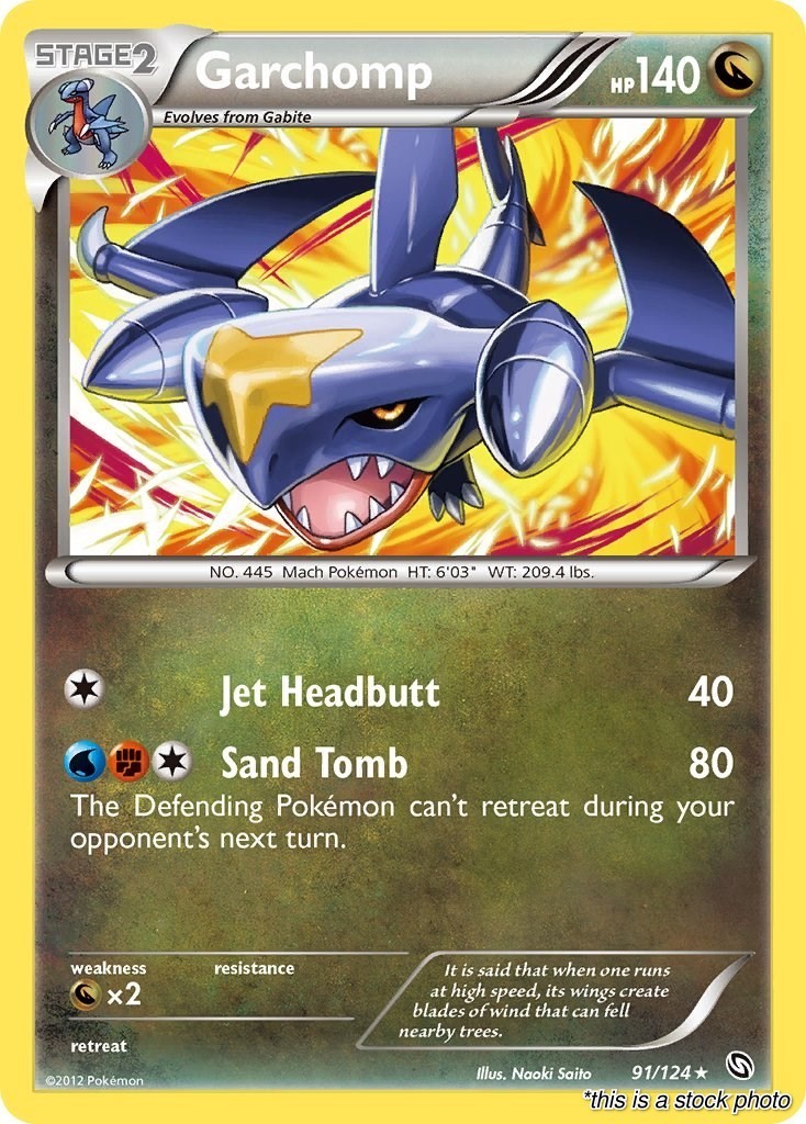 Garchomp (91) 91/124 Dragons Exalted NM