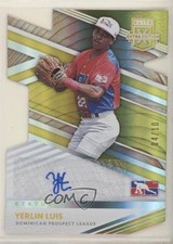 2020 Elite Extra Edition Dominican Prospect League 4/10 Yerlin Luis Auto 7s2