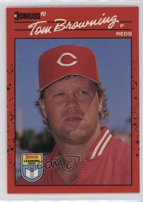 1990 Donruss Learning Series Tom Browning #54 4m0