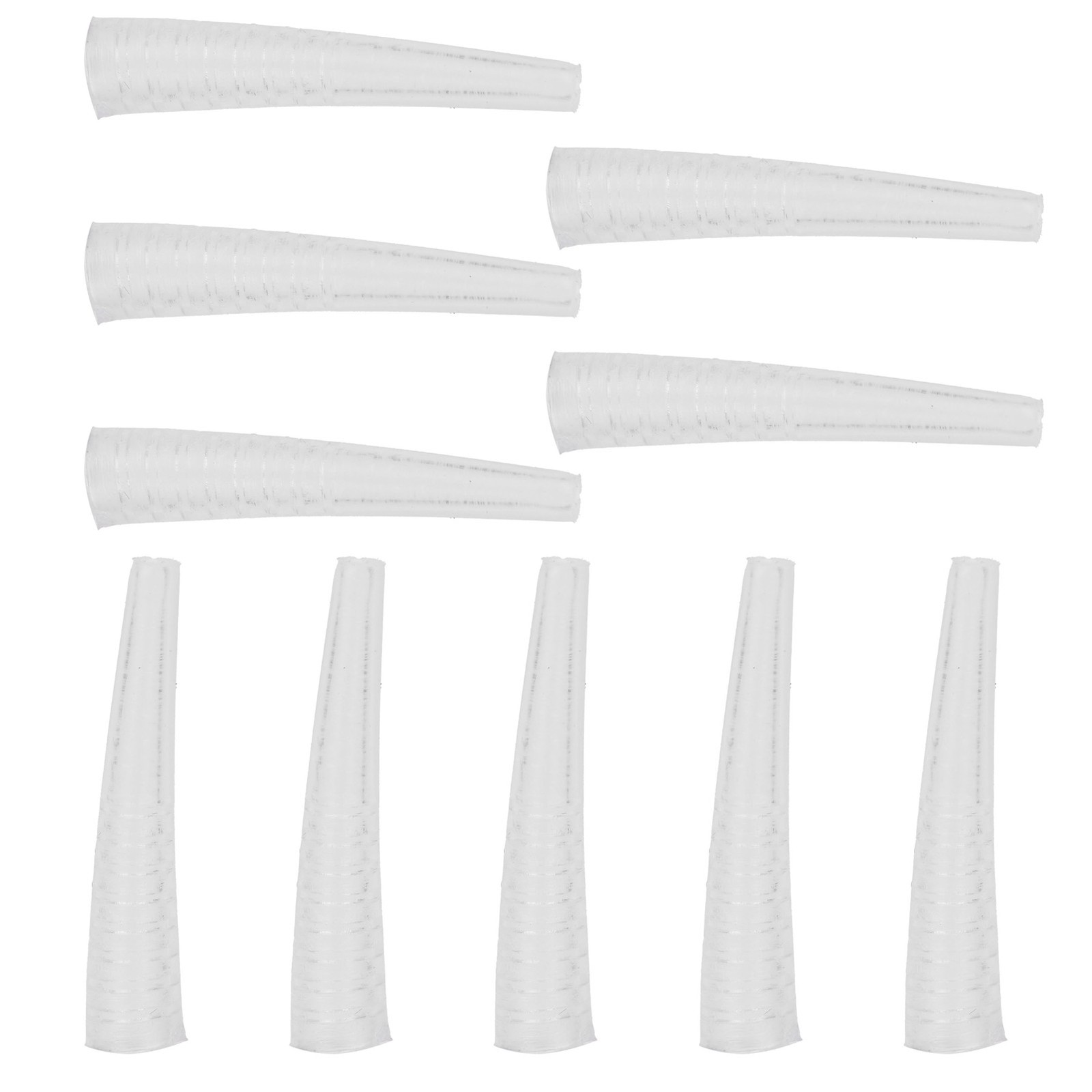 10pcs Silicone Tweezers Protective Cover Anti‑Dust Eyelashes Grafting For Beauty