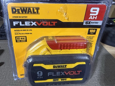 #ad DEWALT DCB609 20V 60V MAX FLEXVOLT 9.0Ah Lithium Ion Battery Tool Batteries New $124.99
