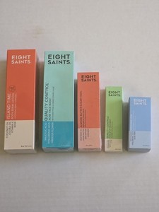 Eight Saints Lot Of 5 - Spray Lotion Face Wash Body Cream Acne Treatment Serum