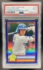 2025 Topps Heritage Shohei Ohtani Chrome Blue Refractor #/150 Dodgers PSA 9
