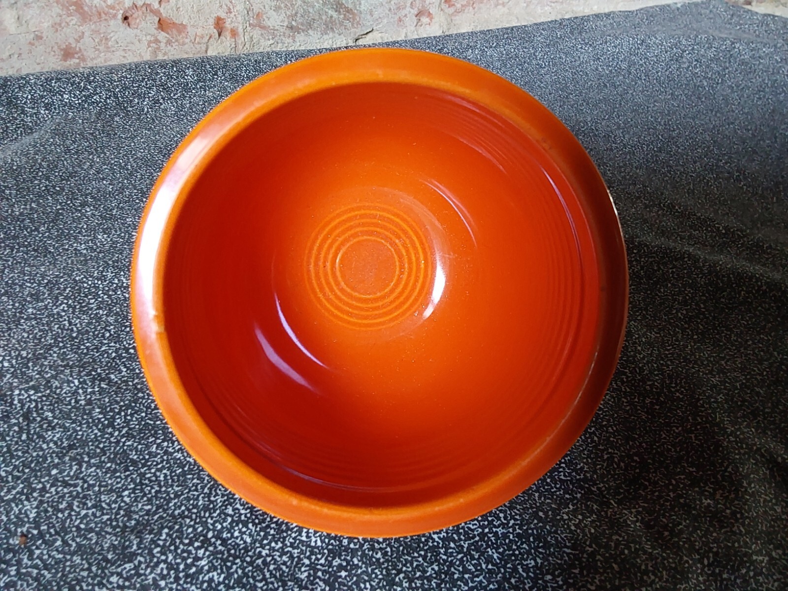 Vintage Red Fiesta #2 Nested Mixing Bowl in Perfect Condition- RARE-Inside Rings