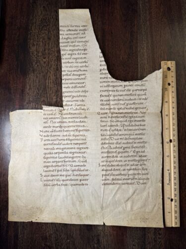 RARE Augustine Manuscript - Early 11th Century - 1,000 Years Old - John Gospel - Picture 9 of 9