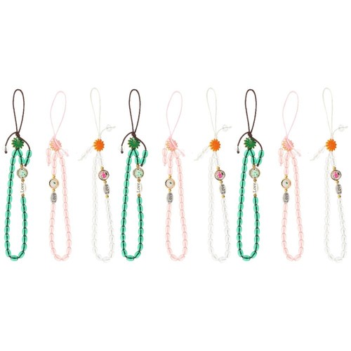 3 PCS Handyriemen Mobilfunkanhänger Gänseblümchen-Telefon-Lanyards