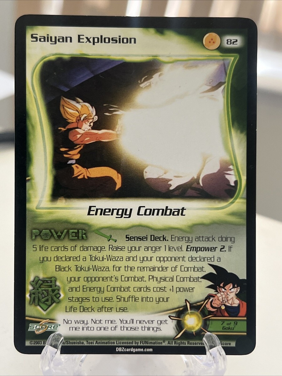 Dragon Ball Z CCG Saiyan Explosion 82 Fusion Saga Unlimited