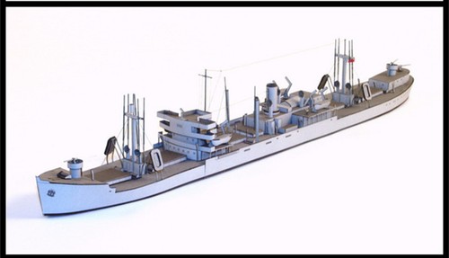 Tobruk Class Transport Ship Medok Patrol Boat C11 Gunboat Fleet Paper Model Kit - Picture 4 of 5